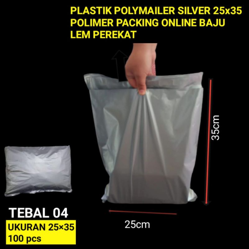 

Kantong Plastik Packing polymailer 25×35CM isi 100pcs Plastik Packing Online shop