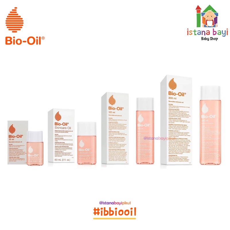 BIO OIL Skincare Minyak Perawatan Kulit/Minyak penghilang bekas lusa/penghilang stretch marks