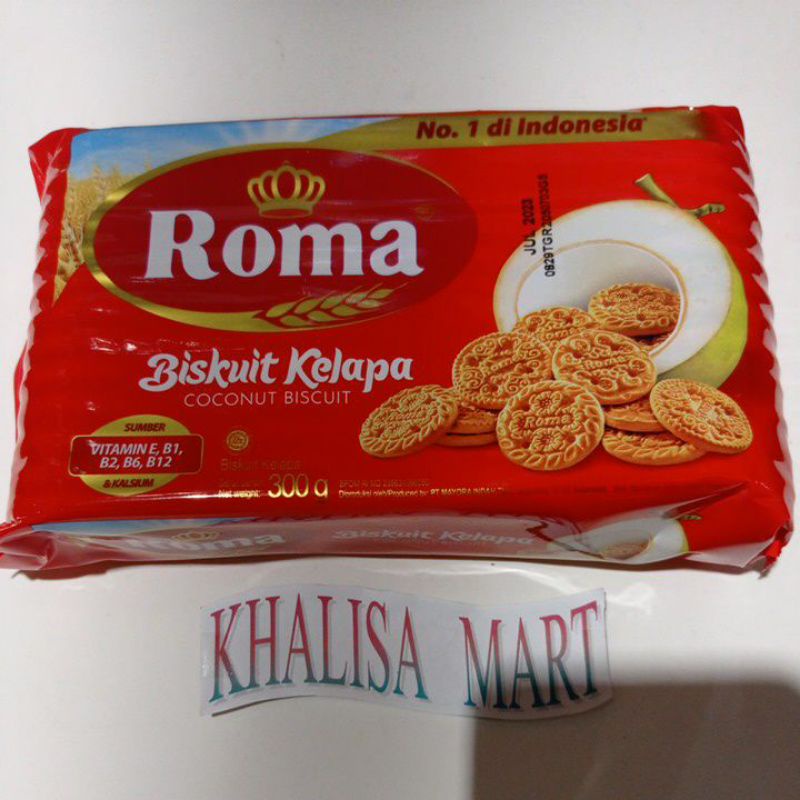 

Biskuit Roma Kelapa 300 Gram