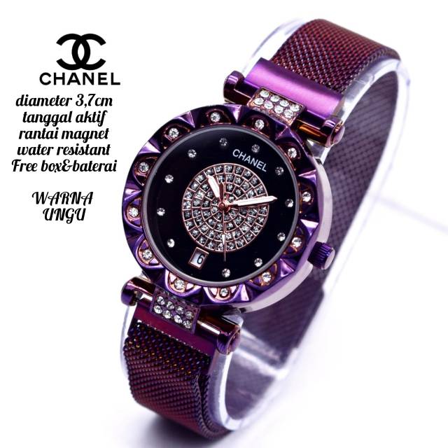 JAM TANGAN WANITA CHANEL RANTAI MAGNET