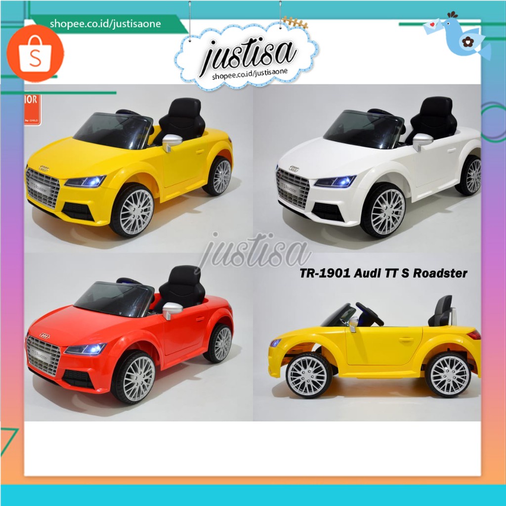 Promo !! Mobil Mainan Audi TT Roadster TR 1901 - Mainan Mobil Remote Control - Mainan mobil anak dengan aki