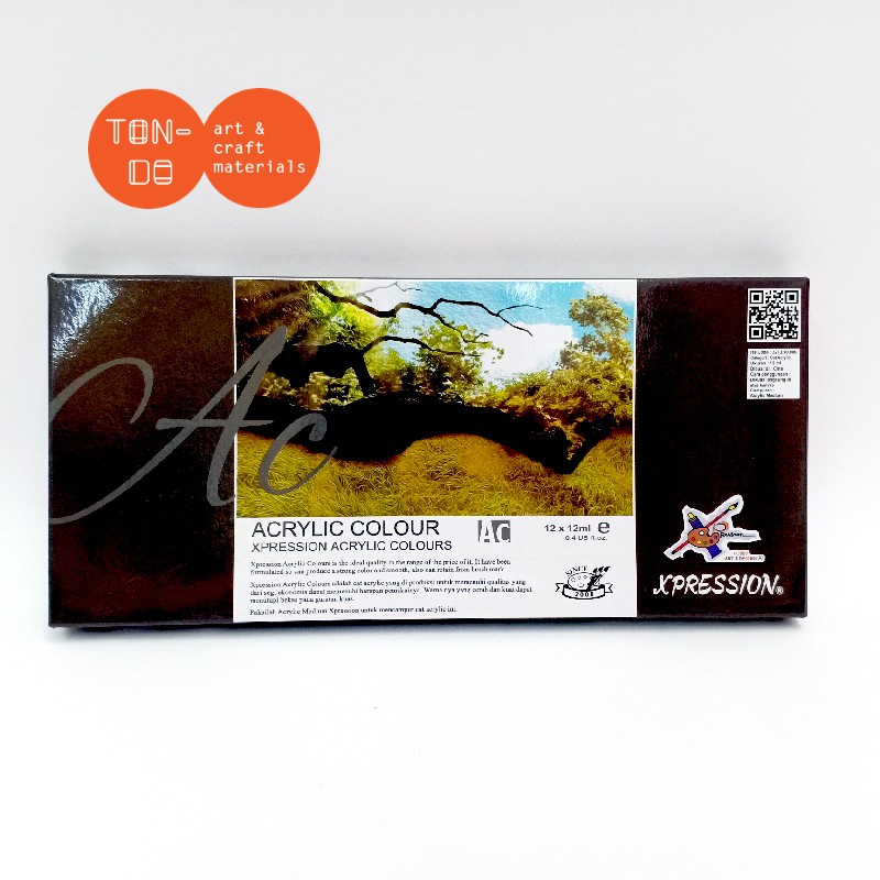 

XPRESSION ACRYLIC COLOUR 12X12ML