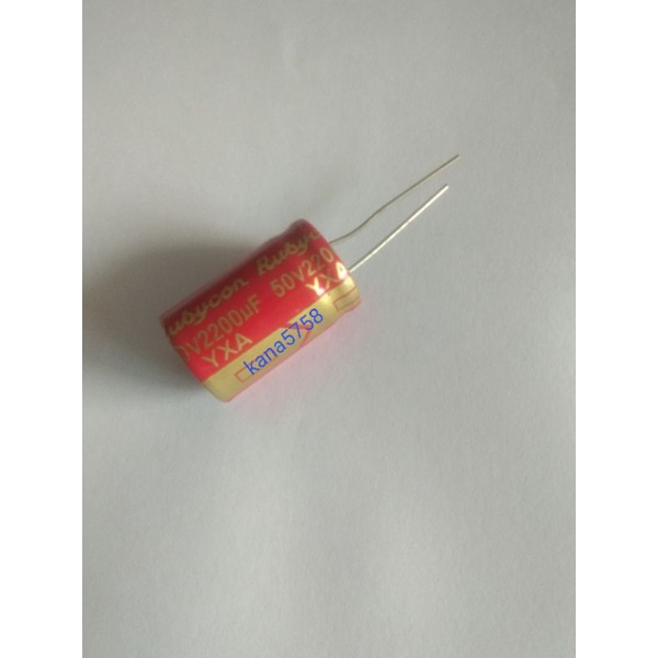 Elco 2200uf 50v Rubycon Merah