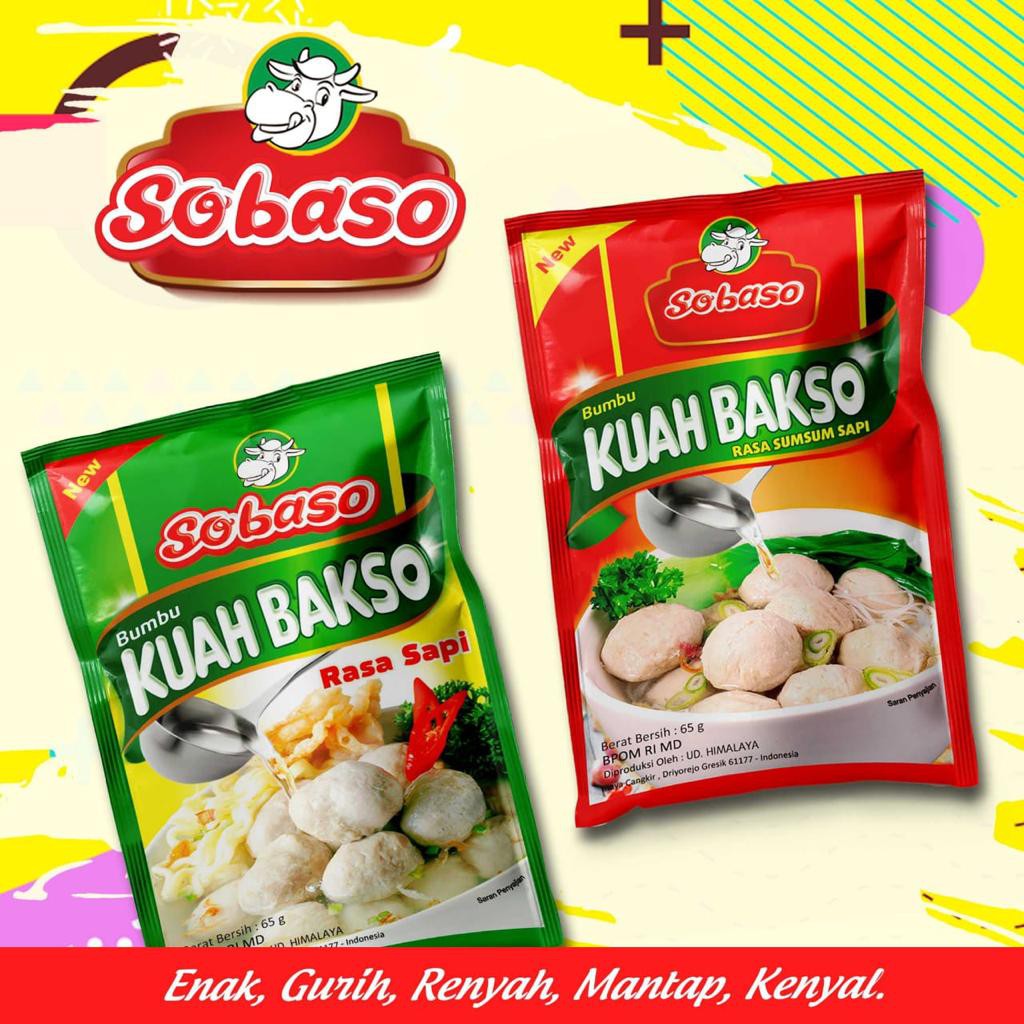 

BUMBU KUAH BAKSO SOBASO RASA SAPI DAN RASA SUMSUM SAPI