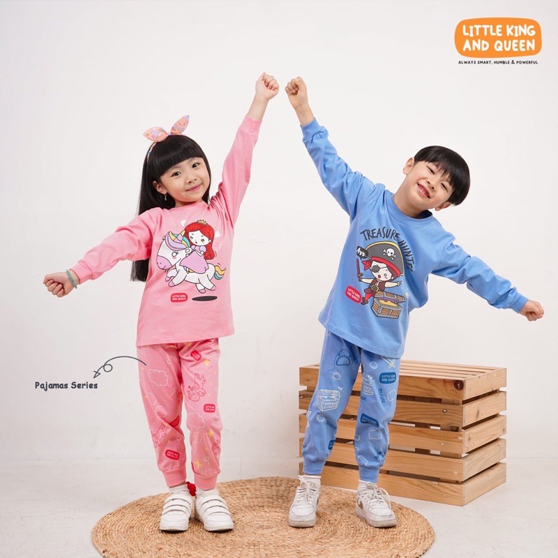 Piyama Anak Pajamas Negeri Dongeng Little King Queen