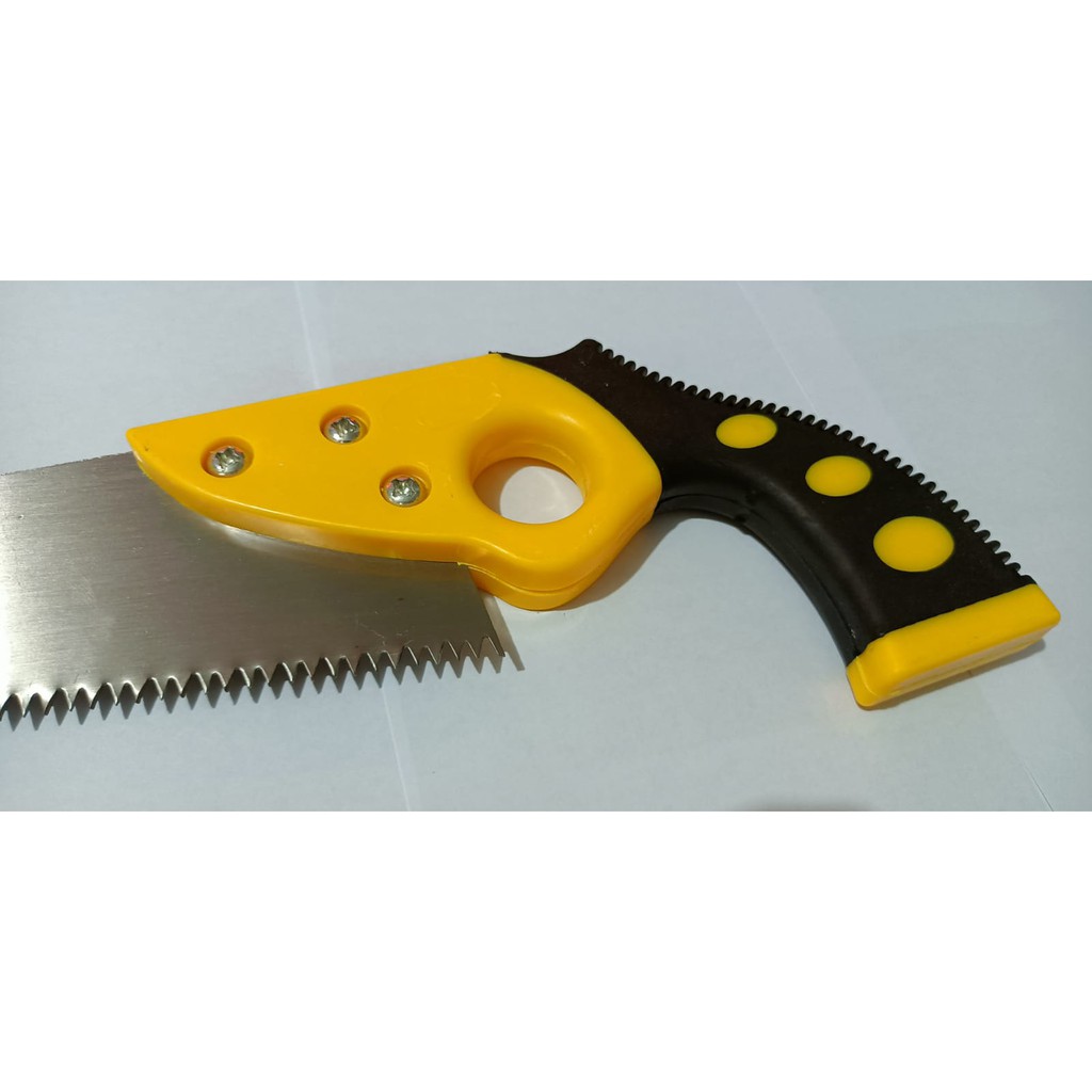 TERMURAH Gergaji Kayu Lancip Super Tajam 12&quot; 14&quot; 16&quot; inch Gergaji Gorok Bambu Potong Kayu Tiplek Gagang Fiber PVC tersedia juga Folding Pruning Saw/Gergaji Lipat Pemotong Dahan Kayu