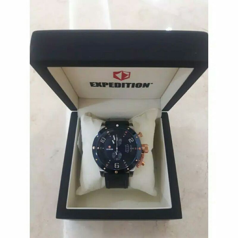 EXPEDITION CHRONOGRAPH ORIGINAL TALI KULIT E6381M