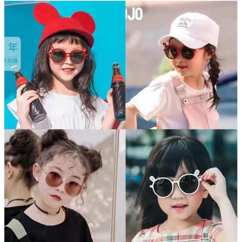 BAJ Kacamata Anak New Trend Fashion Anak Terbaru Telinga Kelinci Transparant Anti Blue Light Kacamata Hitam High Quality Import KC030