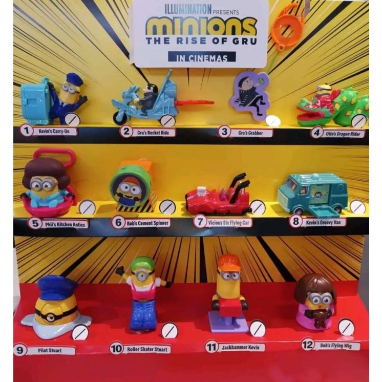Happy Meal Minions Rise of Gru 2022
