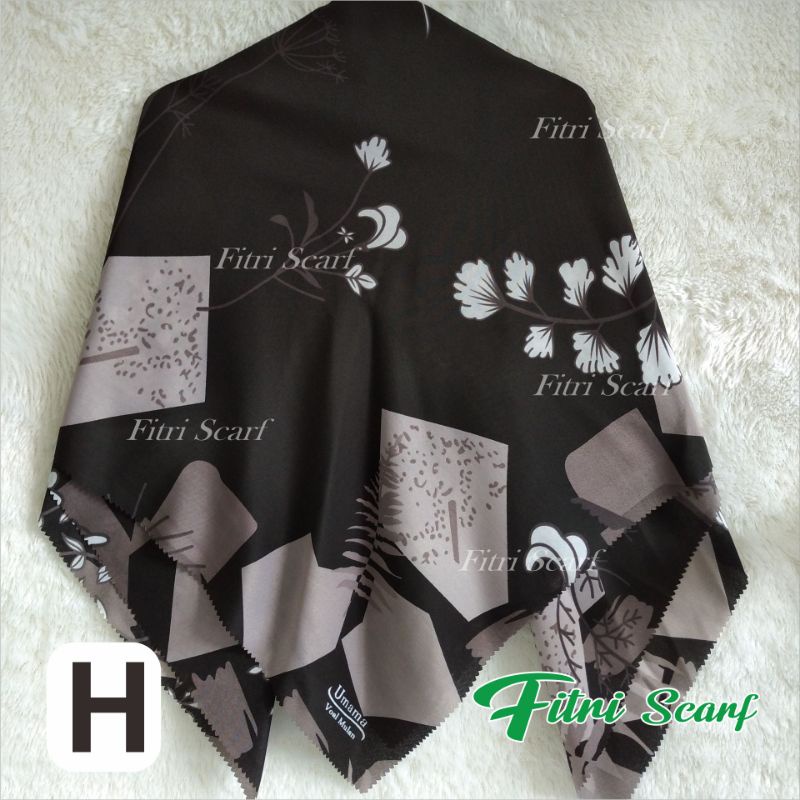 Jilbab PILIH WARNA PILIH MOTIF UMAMA LASER Hijab Kerudung Krudung Segi Empat Motif MULAN D4 119-H