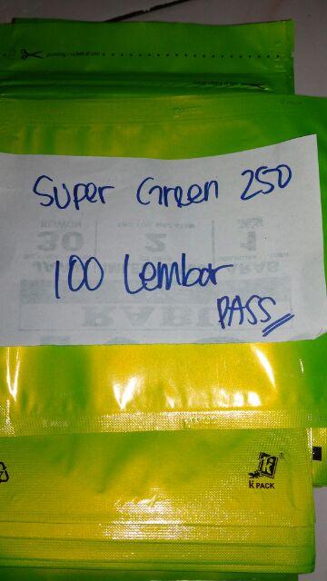 Standing Pouch Super Alumunium Foil Depan Belakang 250 Gram 13x20
