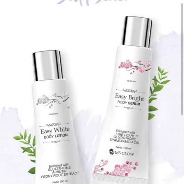 EASY WHITE BODY SERIES MS GLOW/PAKET PEMUTIH BADAN MS GLOW