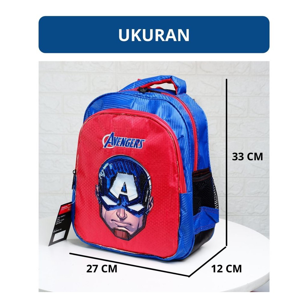 (SIAP KIRIM)TAS SEKOLAH ANAK CEWEK COWOK / RANSEL LED PAUD TK KARAKTER