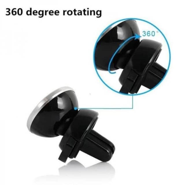 Car Holder phone magnet AC universal inovatif revolusioner holder HP 360°