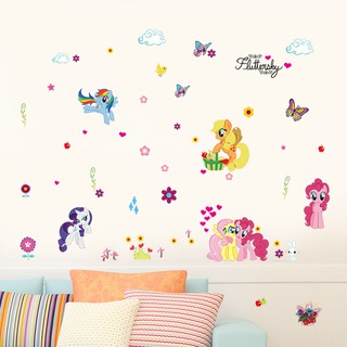 WALLSTICKER STIKER DINDING MY LITTLE PONY DEKORASI  KAMAR  