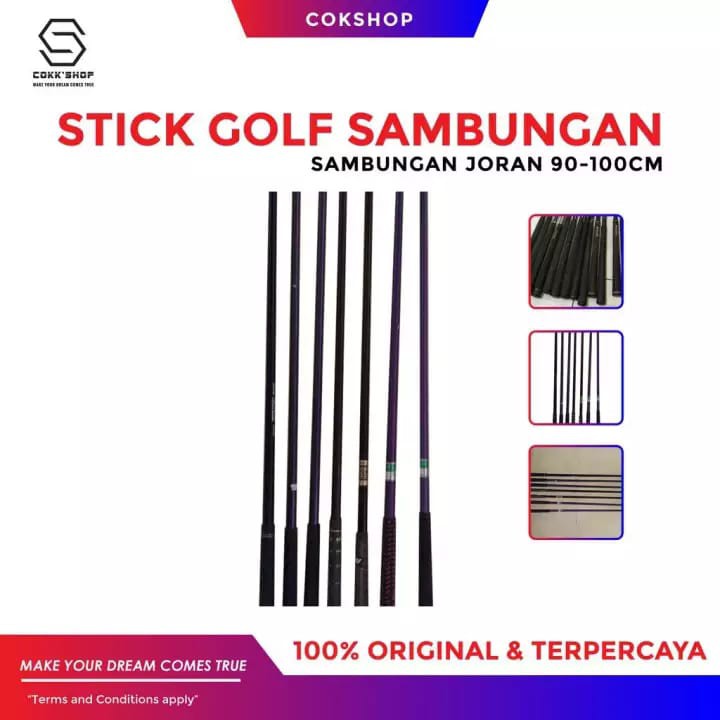 Stick golf Sambungan Joran