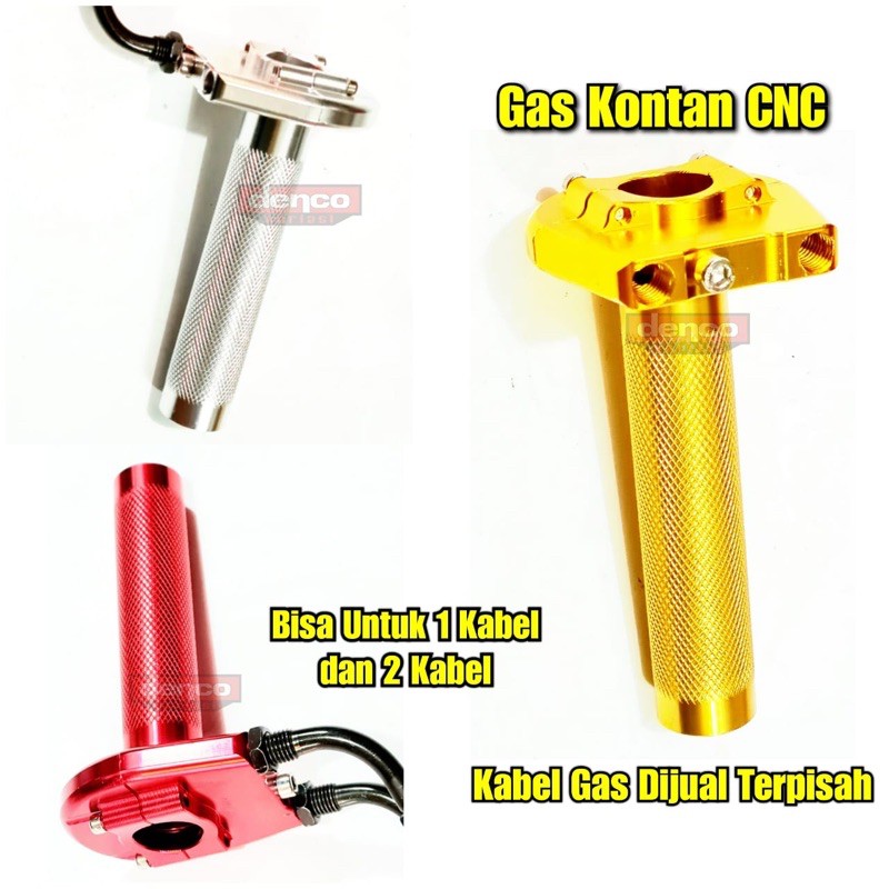 Gas spontan model KTC Kytaco 2 kabel gas kontan CNC FASTBIKES gas kontan vixion tiger cb 150r