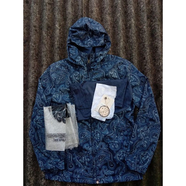 Pretty Green Paisley Jacket navy
