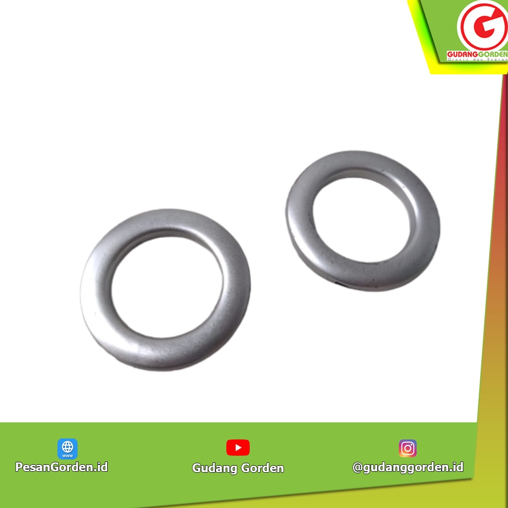 Smokering Gorden / Ring Bolak Balik Silver