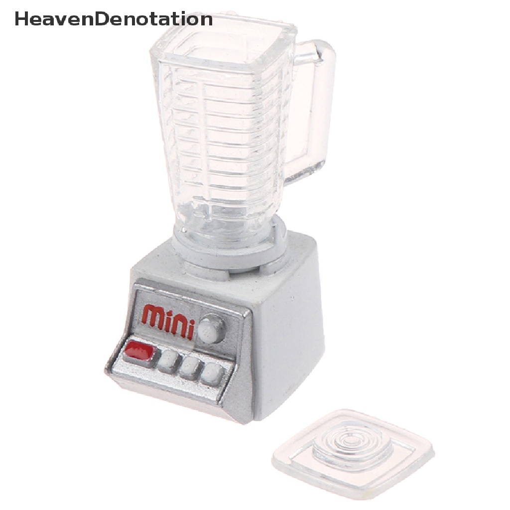 [HeavenDenotation] Mini Juicer Resin Dollhouse Miniature Decor Simulation Drink Model Toys