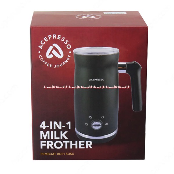 Acepresso 4-In-1 Milk Frother Mesin Pembuat Busa Buih Susu Ace Presso Alat Pengaduk Susu Milk Warming Ace Presso 4in1