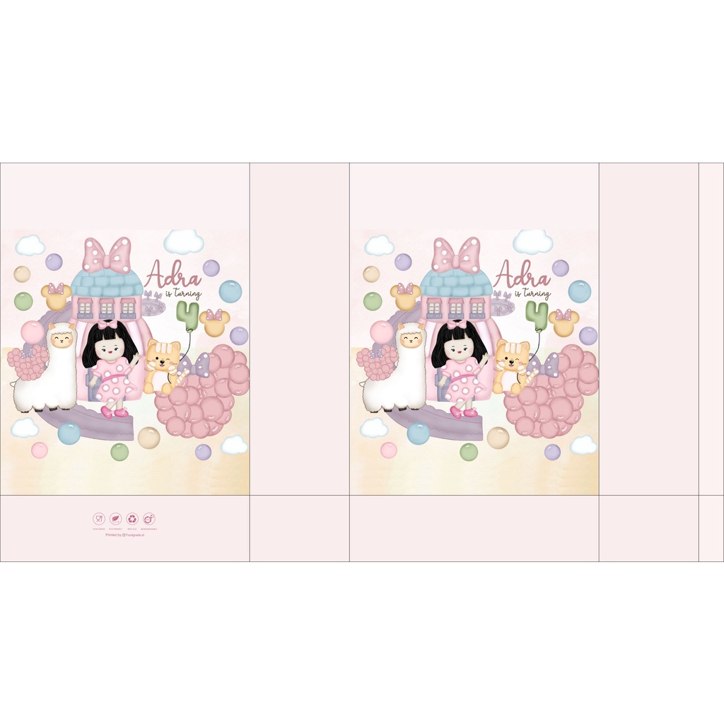 

Kantong Kertas Lucu Imut, untuk ulang tahun, acara, event dll