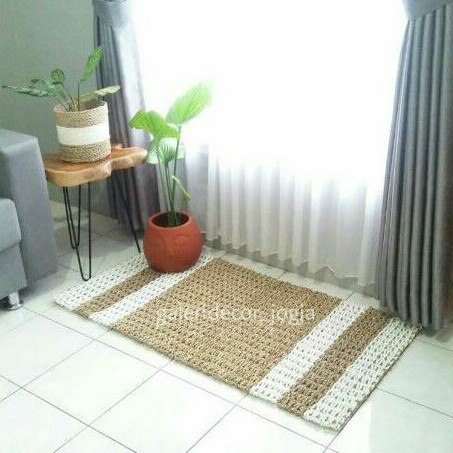 RUG SEAGRASS/ FLOOR MAT KARPET ANYAMAN SEAGRASS/ KARPET KOTAK