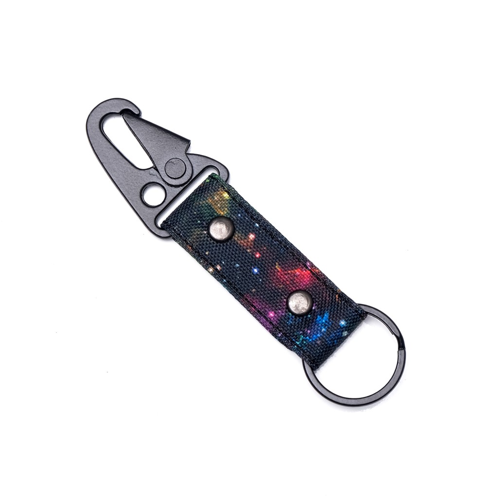 gantungan kunci carabiner kain motif - snaphook keychain - NKC226