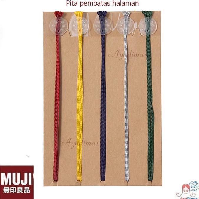 

Office & Stationery | Document Organizer | Muji Bookmark Seal - Tali Pita Pembatas Halaman Pada Buku | Best Seller