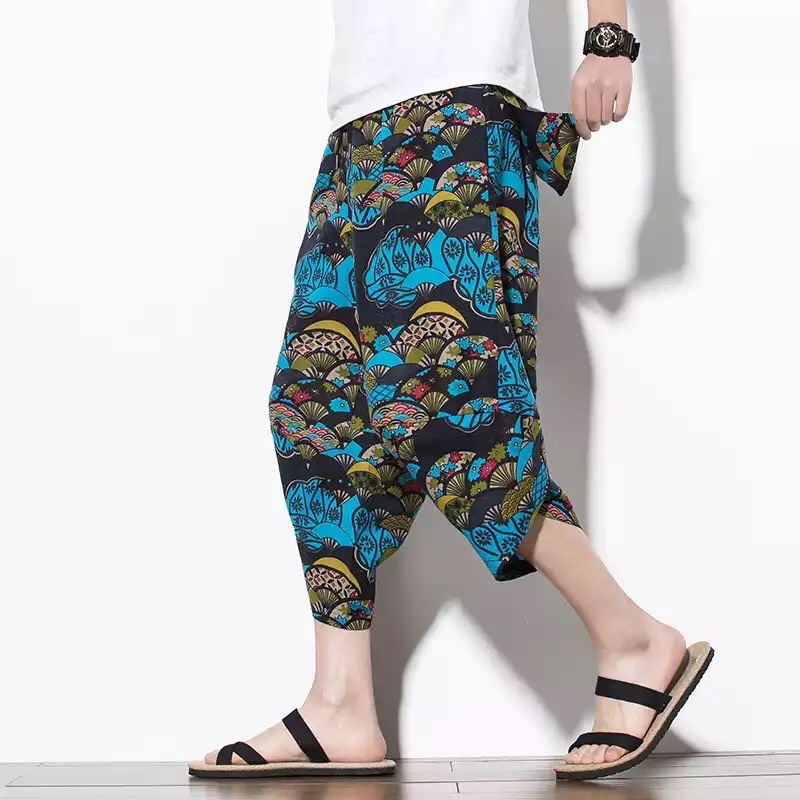 HR12 CELANA HAREM JOGGER LINEN IMPORT 3/4 SIRWAL PRIA JEPANG KOREA ORIGINAL M-5XL