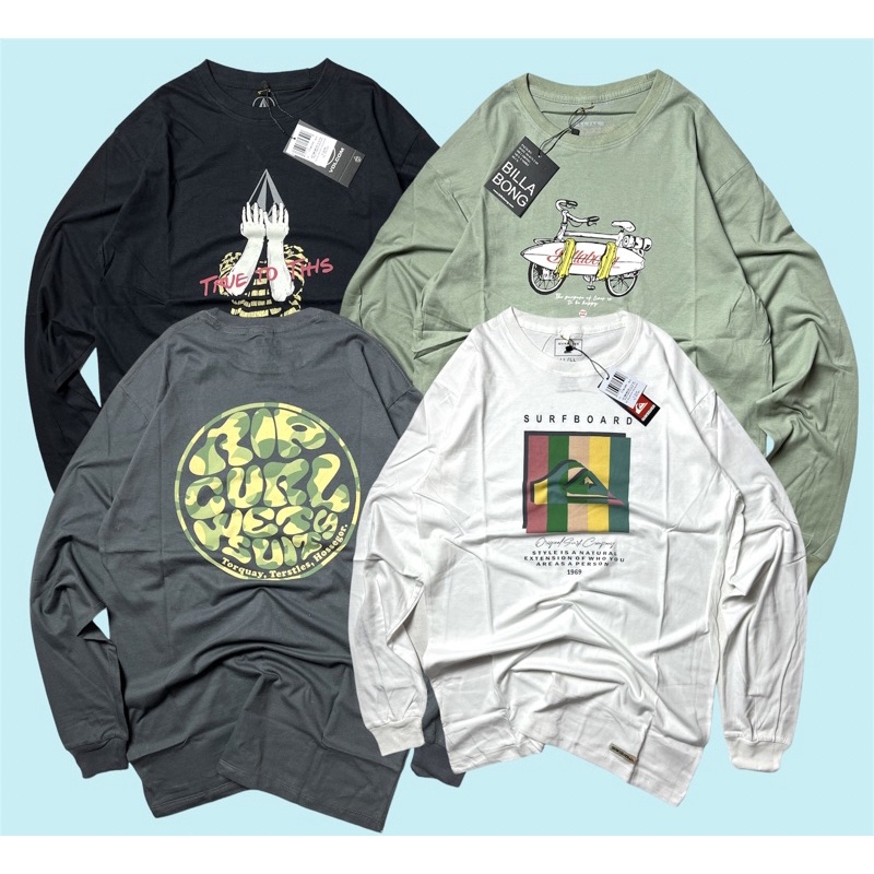 Kaos Panjang LongSleeve VOLCOM Impor Original