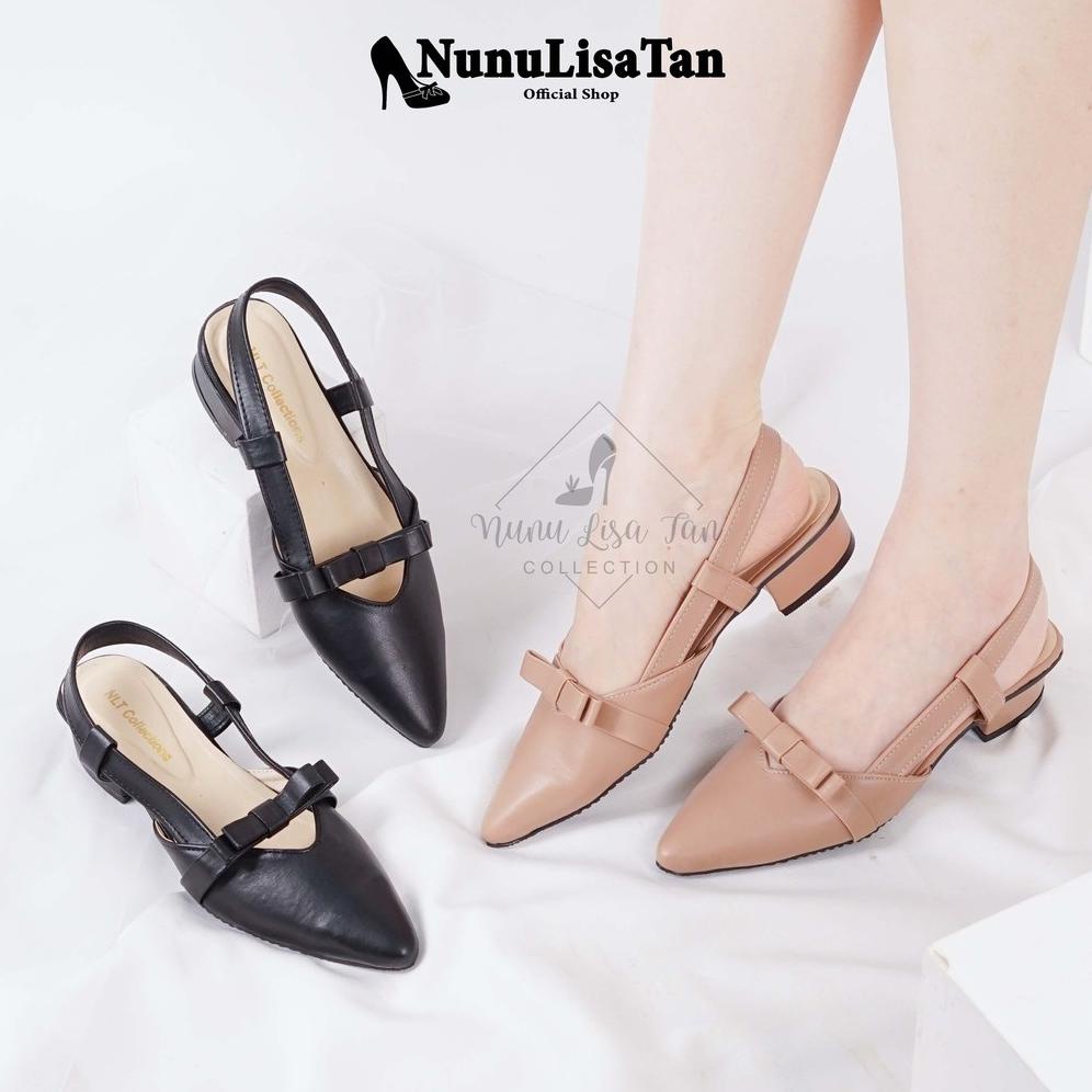 NunuLisaTan - bayar ditempat heels Wanita terbaru heels LANCIP 3 cm