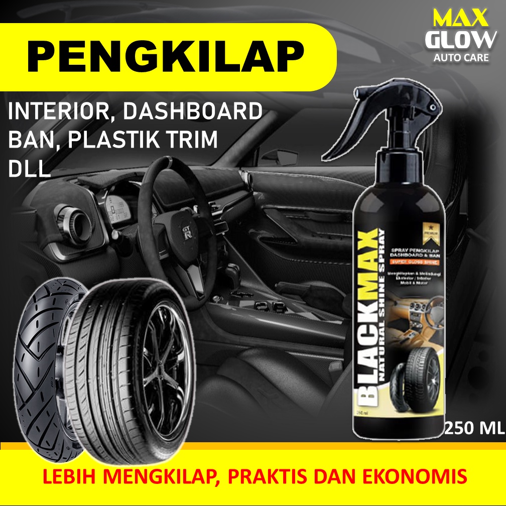 Semir Ban Mobil Motor Penghitam Dashboard Black To Black Magic Pengkilap Dashboard Shine Dressing