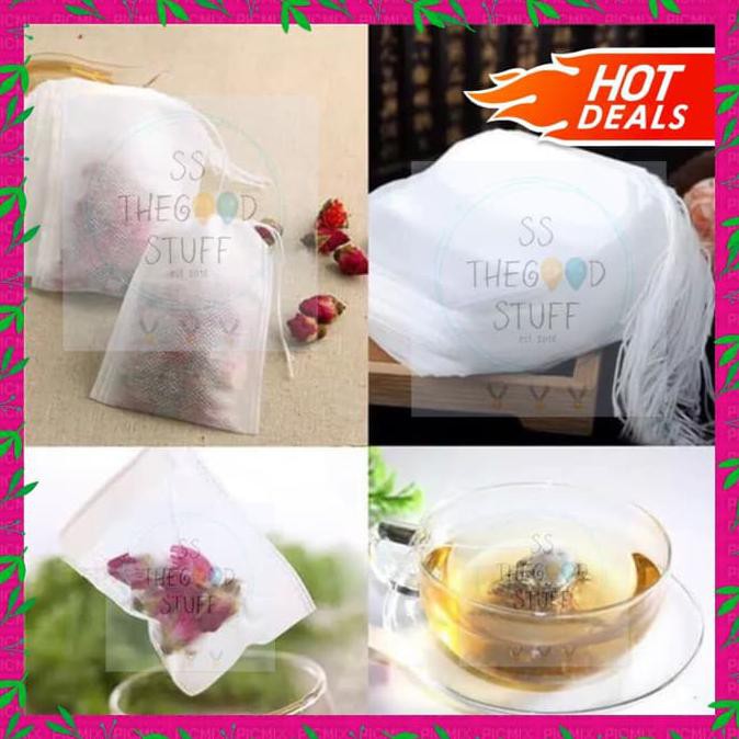 Paper Bag Tea 100 PCS/ Kantong Teh Celup / Filter Kertas Teh