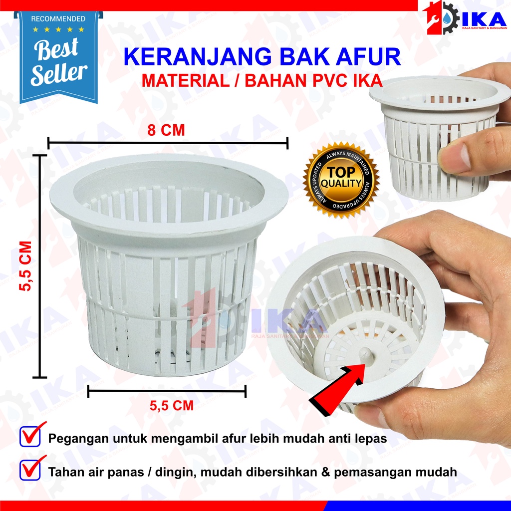 SARINGAN AFUR PVC &amp; STAINLESS SUS 304 / KERANJANG BAK CUCI PIRING WASTAFEL FILTER KOTORAN KUATSAMPAH