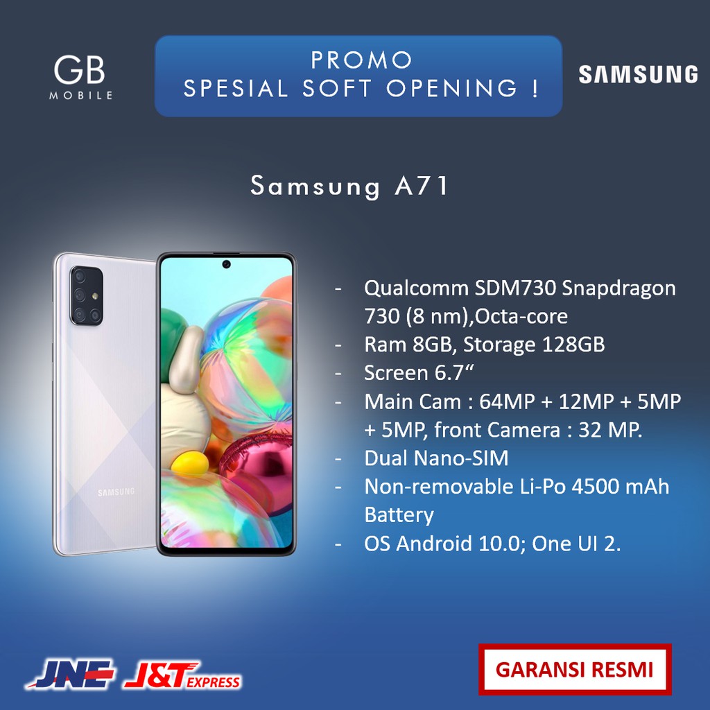 Samsung A71 8/128GB Silver