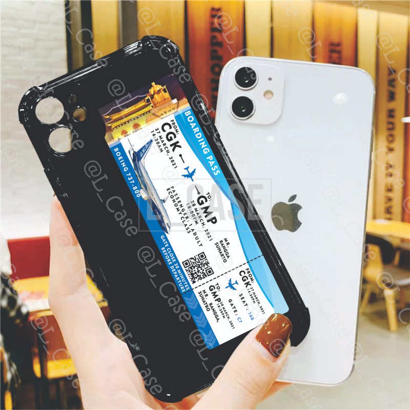 [COD]CUSTOM CASE Ticket Boeing 737 800 IPHONE SAMSUNG OPPO VIVO REALME XIAOMI