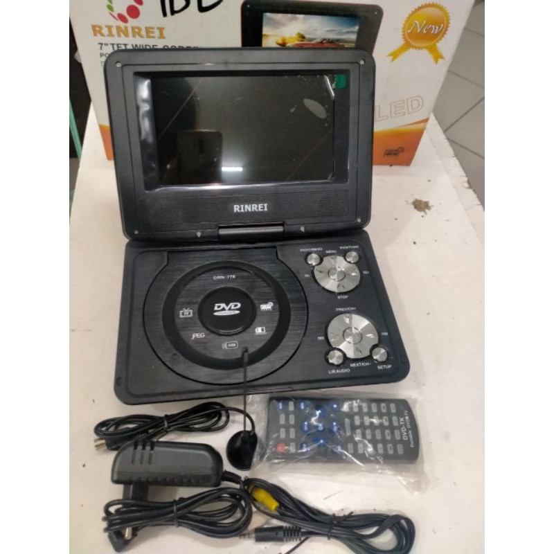 Tv Dvd portable Rinrei 7 inch / 9 inch