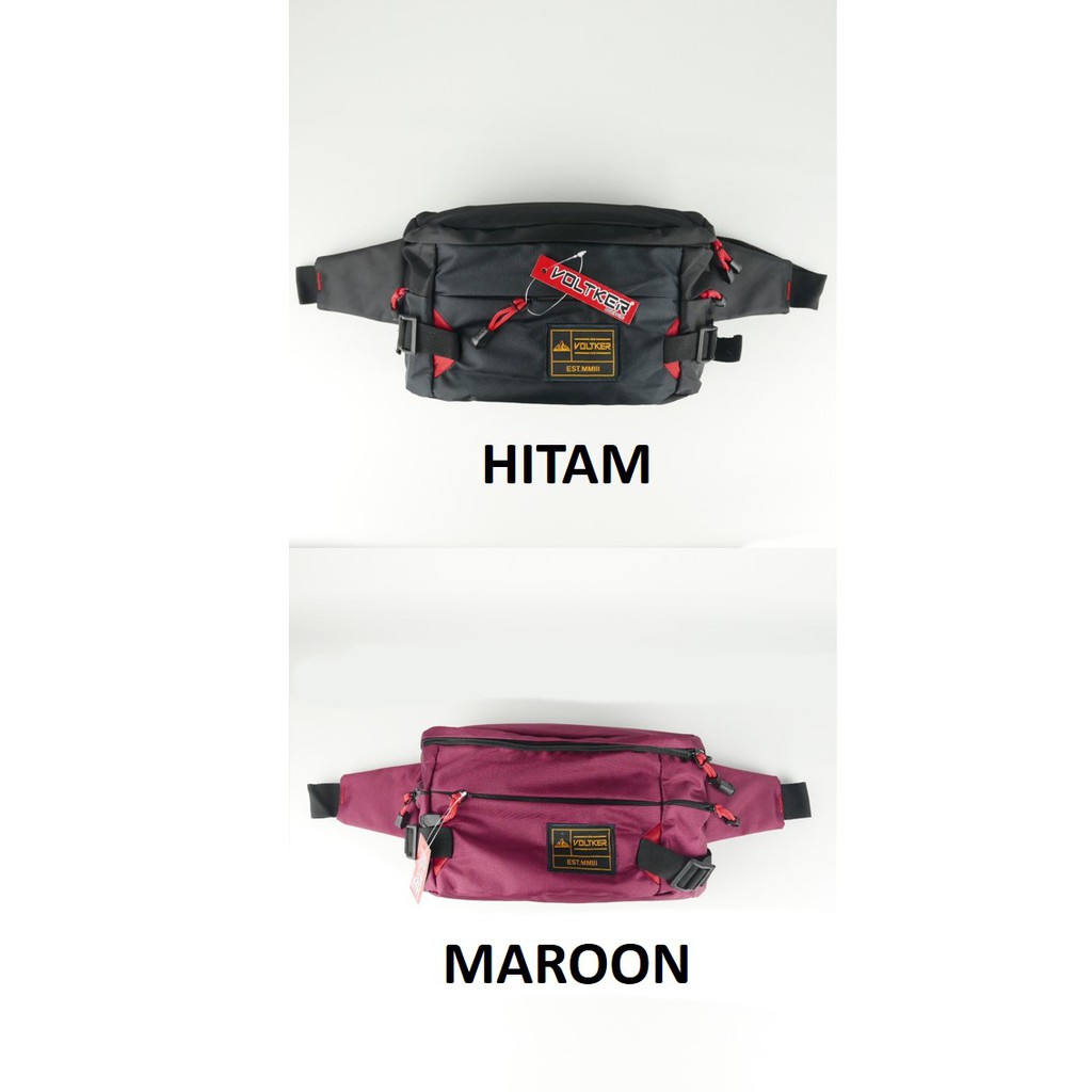 Waist Bag Model Raptor Bahan Nylon Tebal! Tas Pinggang / WaistBag dengan Bahan TERBAIK!