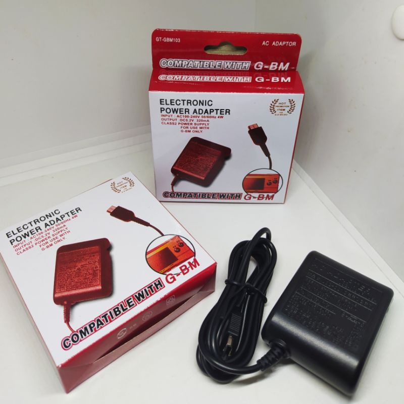 Charger Baterai Gameboy Micro GBM Nintendo AC Adapter Adaptor Battery