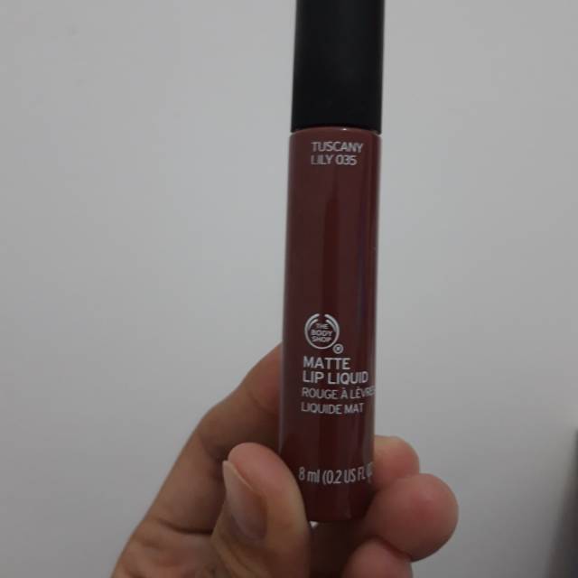 The body shop lip cream tuscany lily 035