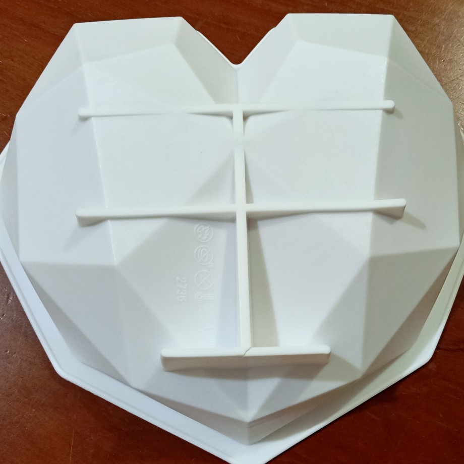 Cetakan Kue Mousse Bentuk Hati Bahan Silikon Untuk Dekorasi