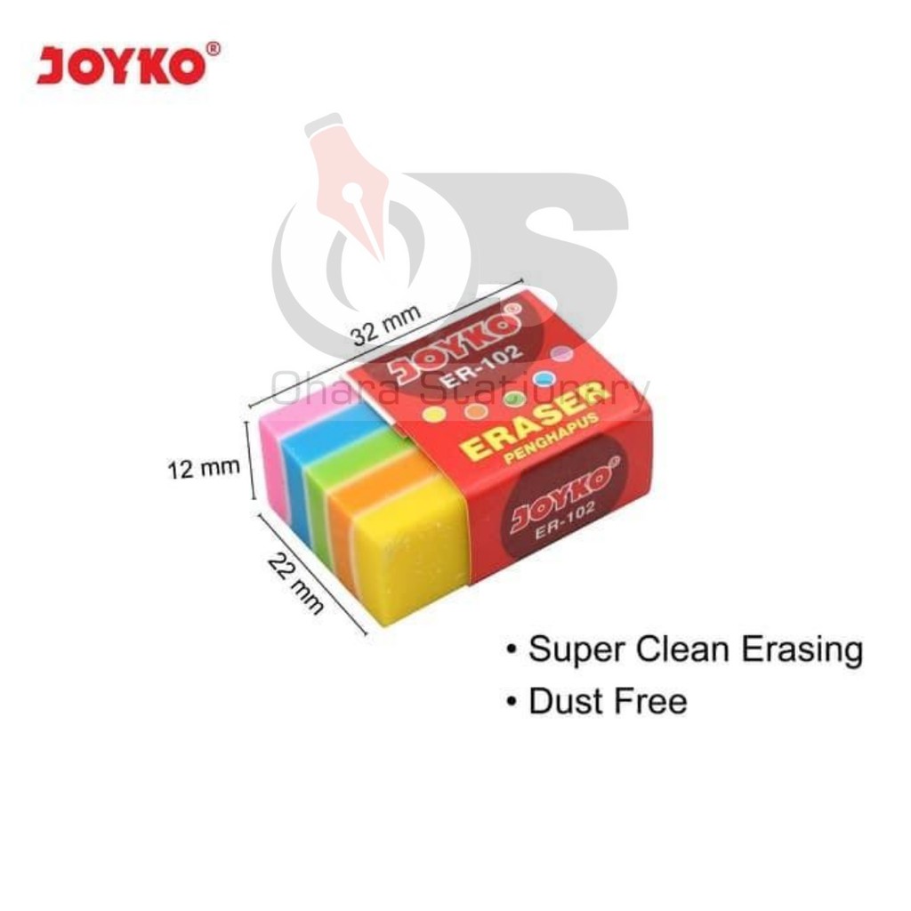 

JOYKO Eraser / Penghapus Joyko ER-102 / BOX / 36 pcs