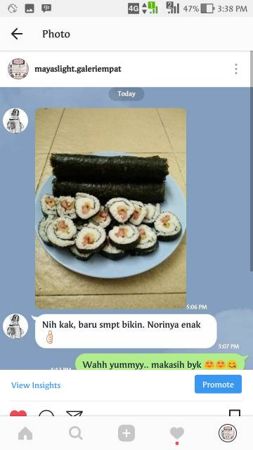 Paket sushi nori 20 lembar + 1bambu makisu penggulung bambu sushi nori dry seaweed manjun takokaya sakao halal