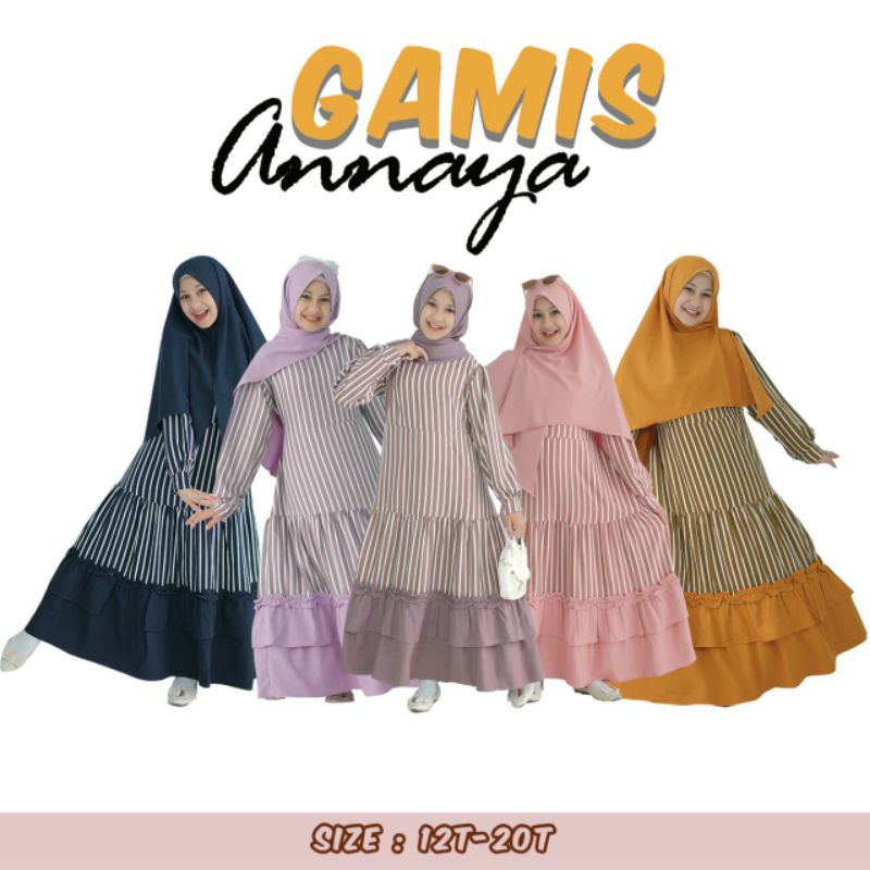 gamis anak remaja gamis anak besar gamis anak garis gamis garis gamis polos anak gamis annaya coolbe