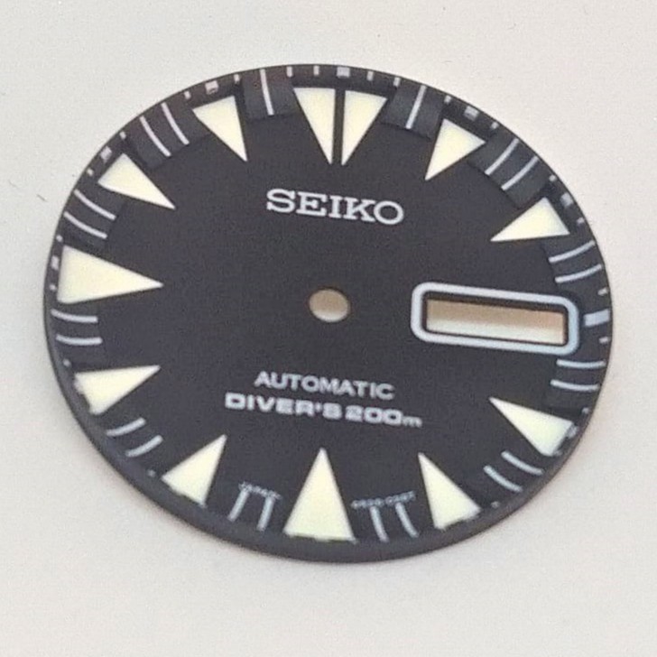 Dial Maker Seiko Mod Scuba Monster Diver's Black 200M Day-Date Dial High Quality Lume