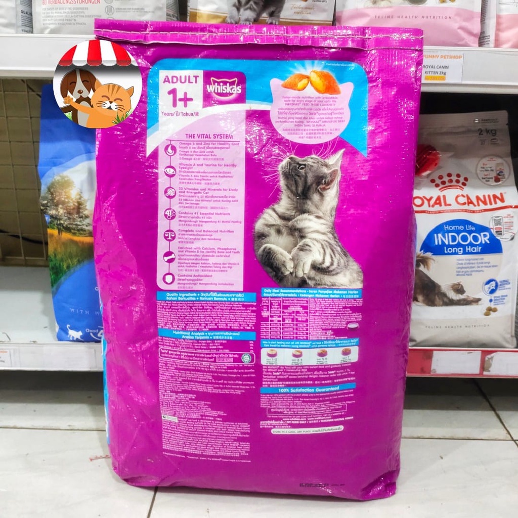 Whiskas Ocean Fish 7kg - Makanan Kucing Whiskas Ocean Fish Adult