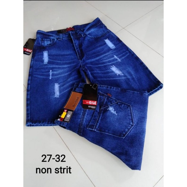 NEW CELANA PENDEK NON STREET BAHAN DENIM TERMURAH