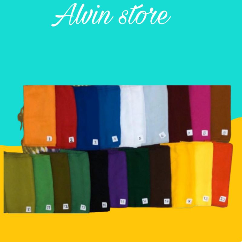 selendang sifon|selendang Bali|selendang Bali polos