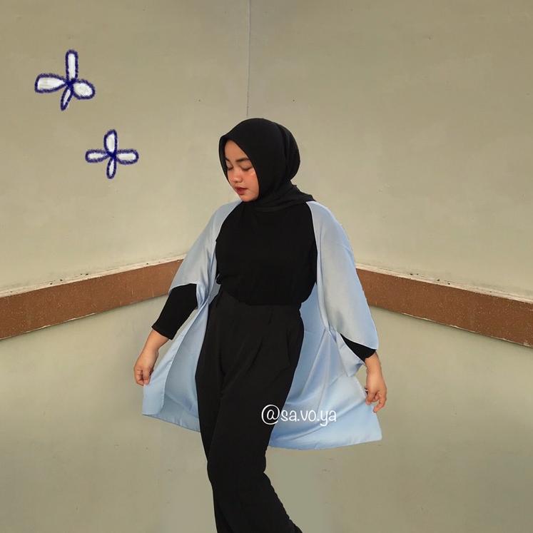 [IE543] Outer Scarf / Cardigan Scarf by Savoya | Ready Stock [dp -31]